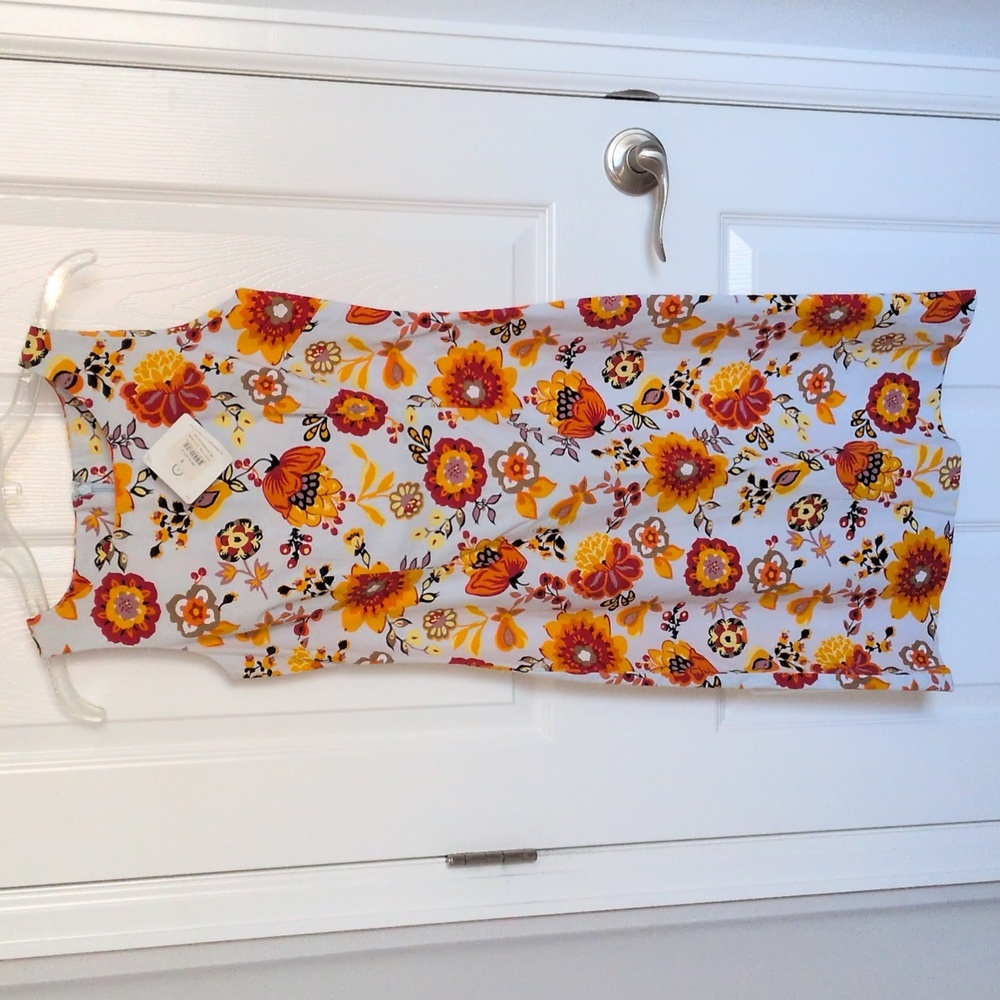 NWT Hanna Andersson Sleeveless Floral Shift Dress - 6